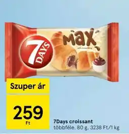 Tesco 7days croissant ajánlat