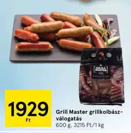 Tesco Grill Master grillkolbász-válogatás ajánlat