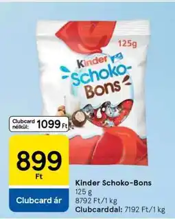 Tesco KINDER Schoko-Bons ajánlat