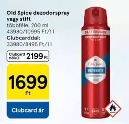 Tesco Old Spice dezodorspray vagy stift ajánlat