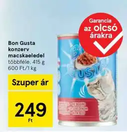 Tesco Bon Gusta konzerv macskaeledel ajánlat