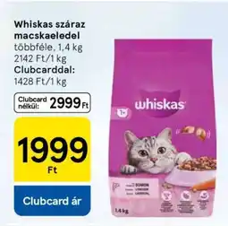 Tesco Whiskas száraz macskaeledel ajánlat