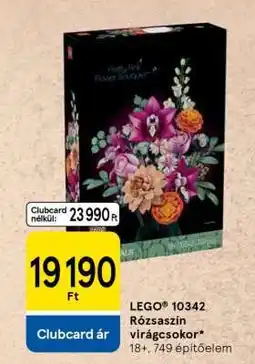 Tesco LEGO 10342 Rózsaszín virágcsokor ajánlat