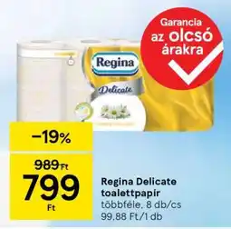 Tesco Regina Delicate toalettpapír ajánlat