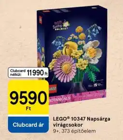 Tesco LEGO 10347 Napsárga virágcsokor ajánlat