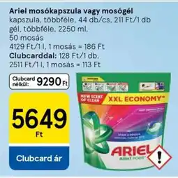Tesco Ariel mosókapszula vagy mosógél ajánlat