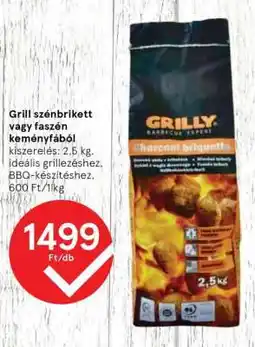 Tesco Grill szénbrikett vagy faszén keményfából ajánlat