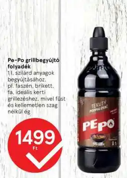 Tesco Pe-Po grillbegyújtó folyadék ajánlat