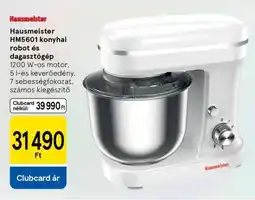 Tesco Hausmeister HM5601 konyhai robot és dagasztógép ajánlat
