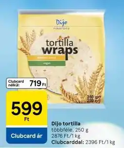 Tesco Dijo tortilla ajánlat