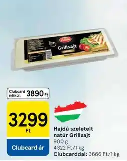 Tesco Hajdú szeletelt natúr Grillsajt ajánlat