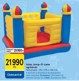 Tesco Intex Jump-O-Lene ugrálóvár ajánlat