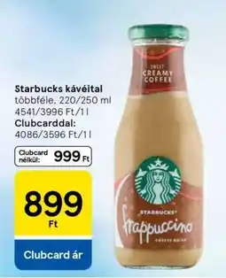 Tesco Starbucks kávéital ajánlat