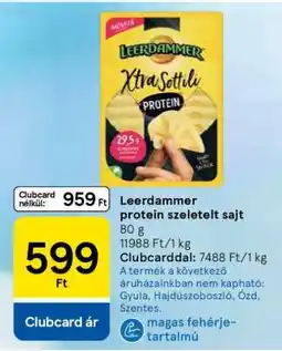 Tesco Leerdammer protein szeletelt sajt ajánlat
