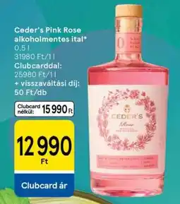 Tesco Ceder's Pink Rose alkoholmentes ital ajánlat