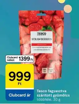 Tesco Tesco fagyasztva szárított gyümölcs ajánlat