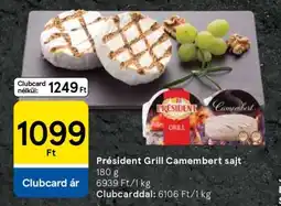 Tesco Président Grill Camembert sajt ajánlat