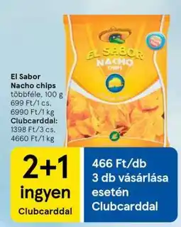 Tesco El Sabor Nacho chips ajánlat