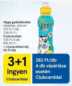 Tesco YIPPY Gyümölcsital ajánlat