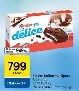 Tesco Kinder delice multipack ajánlat