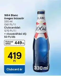 Tesco 1664 Blanc üveges búzasör ajánlat