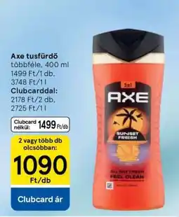Tesco AXE Tusfürdő ajánlat