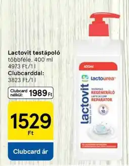 Tesco Lactovit Testápoló ajánlat