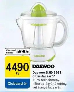 Tesco Daewoo DJE-5563 citrusfacsaró ajánlat