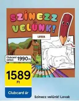 Tesco Színezz velünk! Lovak ajánlat
