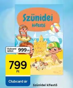 Tesco Szüneti kifestő ajánlat