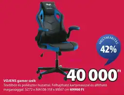 JYSK VOJENS gamer szék ajánlat