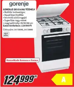 Media Markt Gorenje GK5C42WJ tűzhely ajánlat