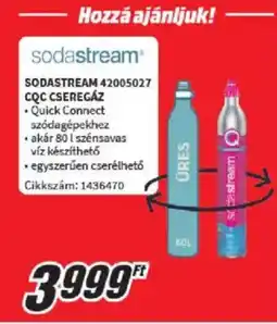 Media Markt SodaStream 42005027 CQC cseregáz ajánlat