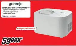 Media Markt Gorenje ICM10W fagylalt készítő ajánlat