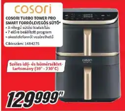 Media Markt Cosori Turbo Tower Pro Smart forrólevegős sütő ajánlat