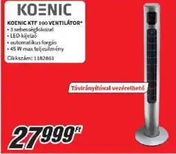 Media Markt Koenic KTF 100 ventilátor ajánlat