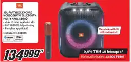 Media Markt JBL Partybox Encore hordozható bluetooth party hangszóró ajánlat