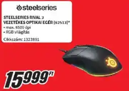 Media Markt SteelSeries Rival 3 vezetékes optikai egér ajánlat