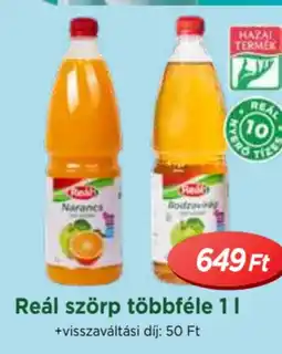 Real Reál szörp ajánlat