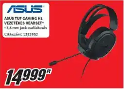Media Markt Asus TUF Gaming H1 vezetékes headset ajánlat