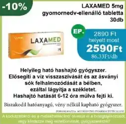 PatikaPlus LAXAMED gyomornedv-ellenálló tabletta ajánlat