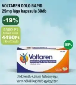 PatikaPlus Voltaren Dolo Rapid lágy kapszula ajánlat