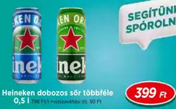 Real Heineken dobozos sör ajánlat