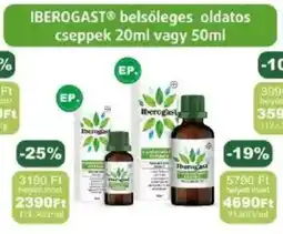 PatikaPlus IBEROGAST belsőleges oldatos cseppek ajánlat
