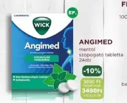 PatikaPlus Angimed mentol szopogató tabletta ajánlat