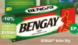 PatikaPlus BENGAY krém ajánlat