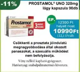 PatikaPlus Prostamol UNO lágy kapszula ajánlat