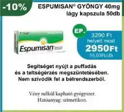 PatikaPlus Espumisan gyöngy lágy kapszula ajánlat