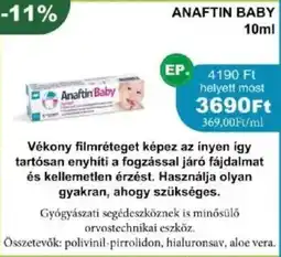 PatikaPlus Anaftin Baby ajánlat