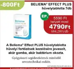 PatikaPlus Beliema Effect PLUS hüvelytabletta ajánlat
